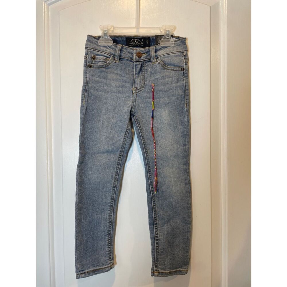 Lucky Brand toddlers girls Zoe Skinny Jeans - Light Blue Wash size 4/5